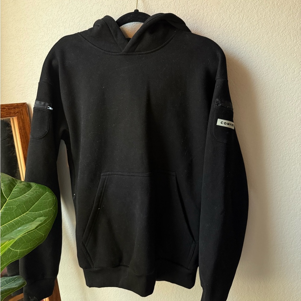 Elegant Black Hoodie for Women